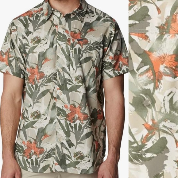 Columbia Men's Silver Ridge Utility Lite, Ancient Fossil Floriculture, 4X Big - Picture 7 of 16